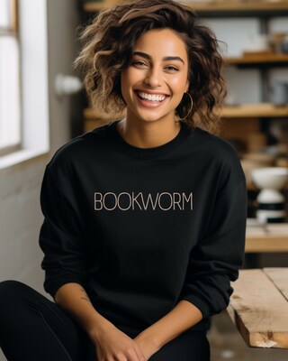 Bookworm Sweatshirt, Bookish Sweatshirt, Book Club Gift, Bookworm Sweater, Book Club Sweatshirt, Book Sweatshirt, Book Lover, Book Crewneck - image7